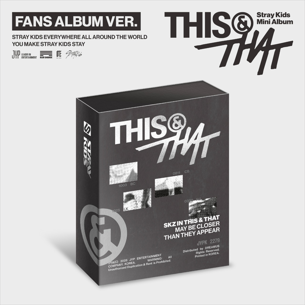 Stray Kids Mini Album [THIS & THAT] (FANS ALBUM VER.) | MAKESTAR